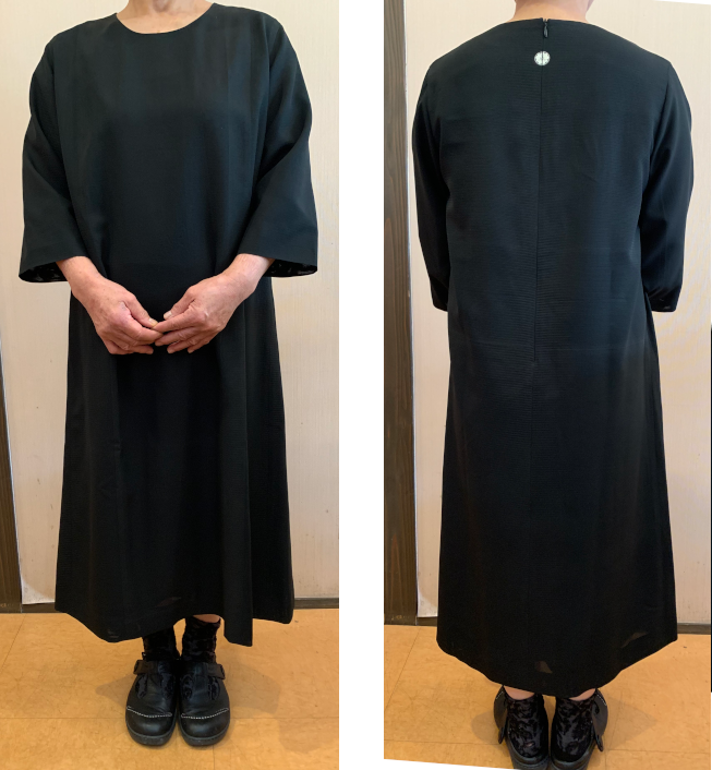 喪服リメイクワンピース