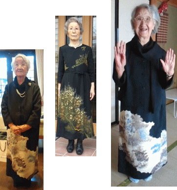 おばあちゃんのための着物リメイク