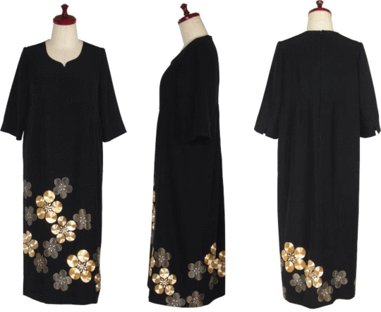 留袖リメイクドレス　　再再度お値下げしました。 留袖リメイクドレス 再再度お値下げしました。 - メルカリ