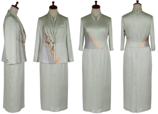 着物リメイクテーラードジャケット - 留袖ドレス・着物ドレス・着物