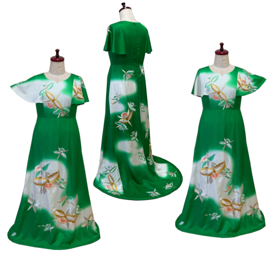 3211 着物　リメイク　ドレス　ワンピース 3211 着物 リメイク ドレス ワンピース 3211 着物 リメイク ドレス