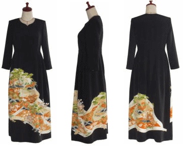 着物リメイク実例-エンゼルクローズ - 留袖ドレス・着物ドレス・着物