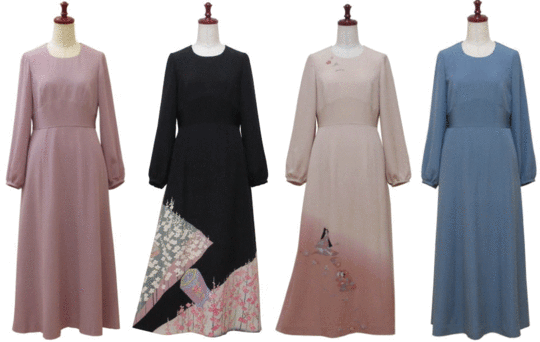 着物リメイク実例 ２０エンゼルクローズ 留袖ドレス 着物ドレス 着物リメイクならエンゼルクローズ